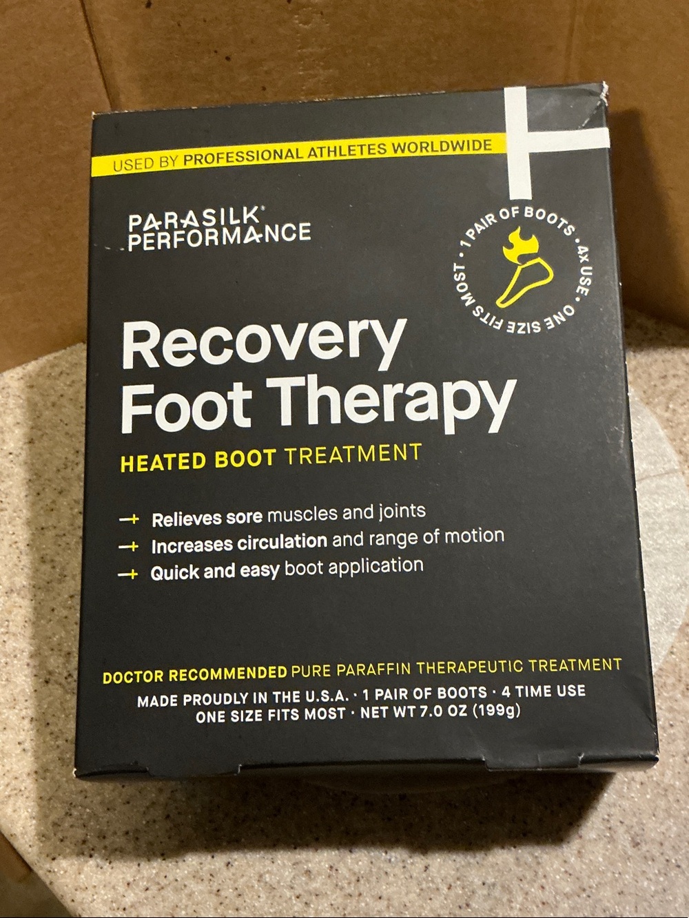 Parasilk Performance Recovery Foot Therapy Heated Boot Treatment